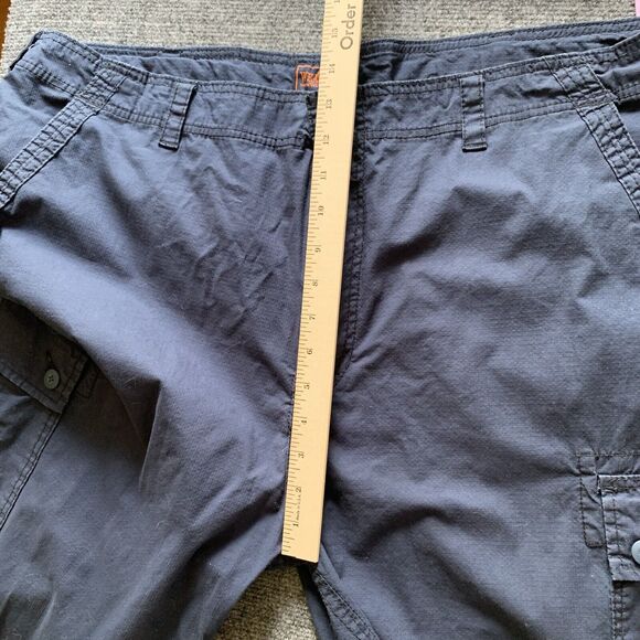 WearFirst Cargo Hiking Shorts Ripstop Hi-rise Pockets Navy Blue Sz 42 - Picture 10 of 14